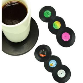 Vinyl Record Drink Coaster