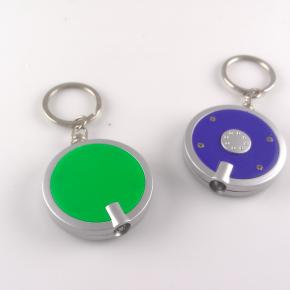 Round LED Keychain 