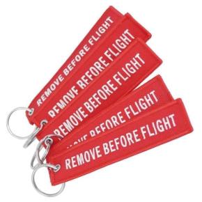 Customized Logo Polyester Keychain