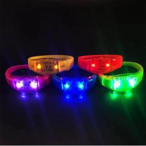 Silicone Music Control Flashing Bracelet